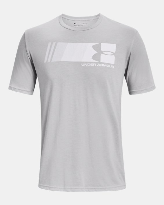 Men's UA Fast Left Chest T-Shirt in Gray image number 4